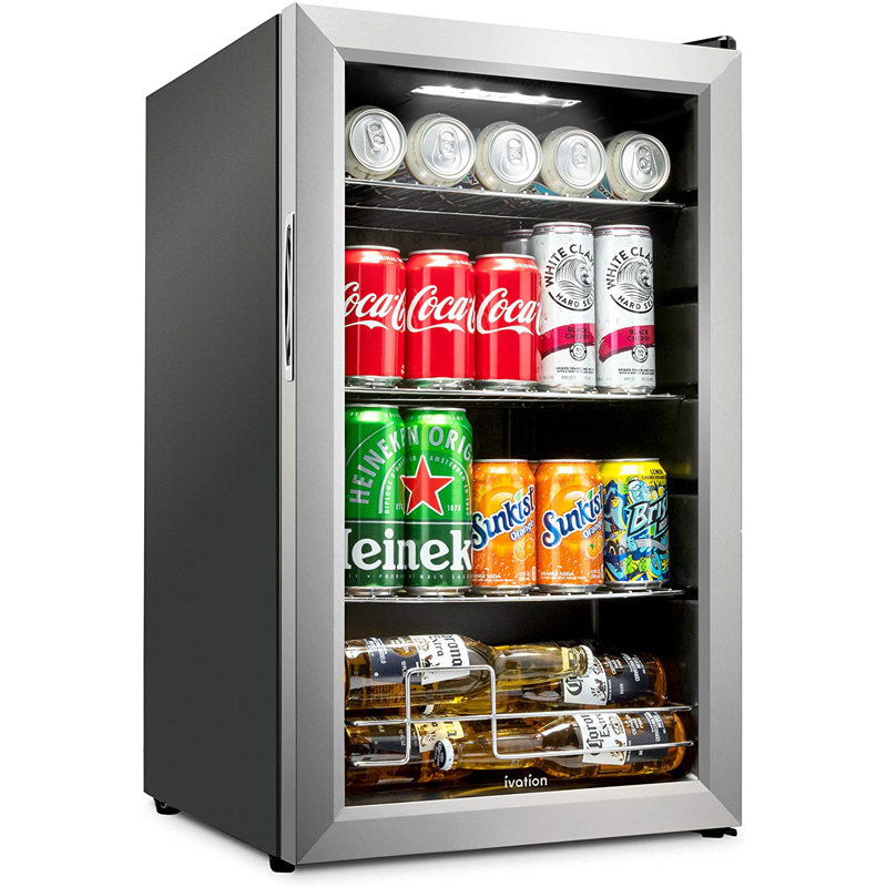 Ivation 101 Cans (12 oz.) Freestanding Beverage Refrigerator & Reviews